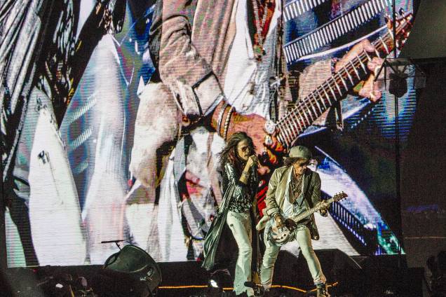 Apresentação da banda americana Aerosmith no Rock in Rio, Rio de Janeiro, em 22/07/2017. Apresentação da banda americana Aerosmith no Rock in Rio, Rio de Janeiro, em 22/07/2017.