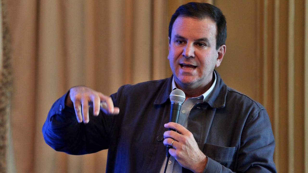 O prefeito Eduardo Paes (PSD): ele manterá mistério sobre candidato a vice até agosto