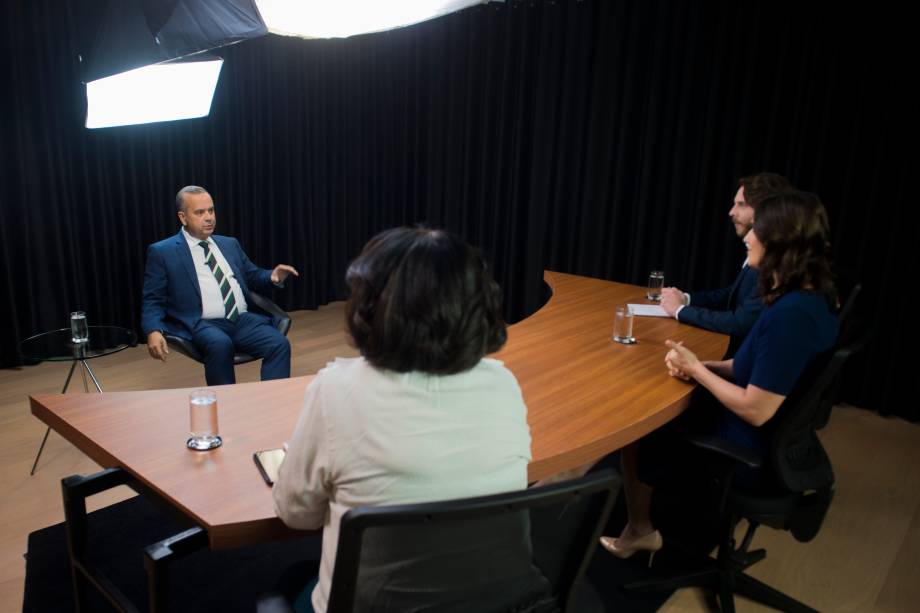 Rogerio Marinho, o convidado da semana do programa "Amarelas On Air", de Veja -