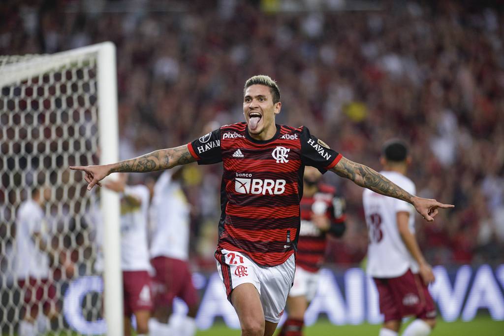 TACA-LIBERTADORES-FLAMENGO-x-TOLIMA-2022-12.jpg2 GOLEADA - O Flamengo do atacante Pedro fez 7 a 1 no Tolima: atropelamento -