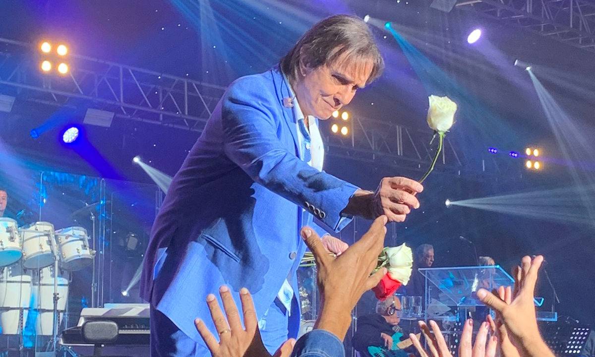 Roberto Carlos em show no Rio -
