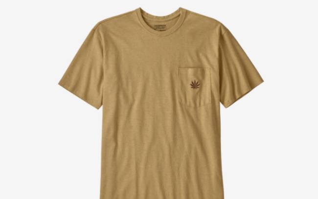 camiseta patagonia A marca Patagonia lançou uma linha de camisetas e shorts feitos com cânhamo -
