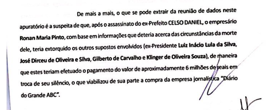 extorsão de lula reprodução