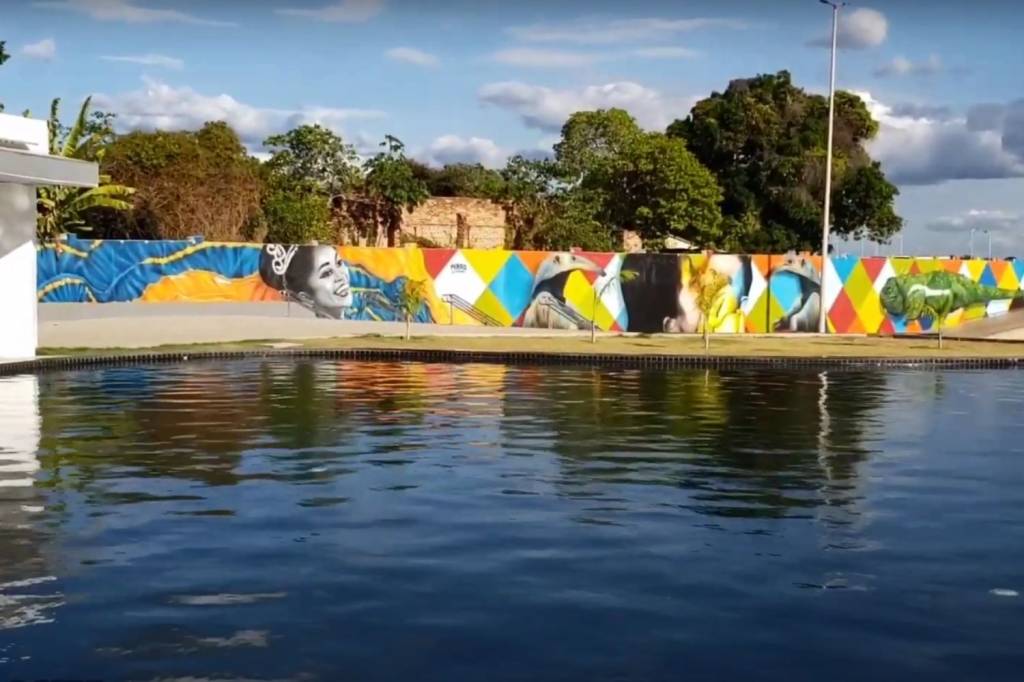 youtube-muro-kobra-parque-rio-branco-boa-vista-roraima-2 Mural feito por Kobra no Parque Rio Branco, em Boa Vista (RR)