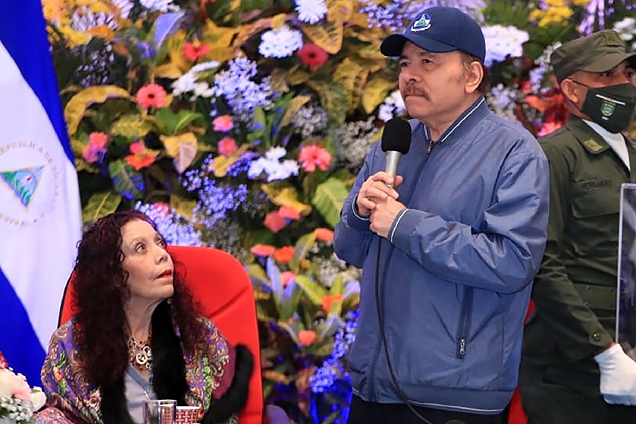 Daniel Ortega e Rosario Murillo