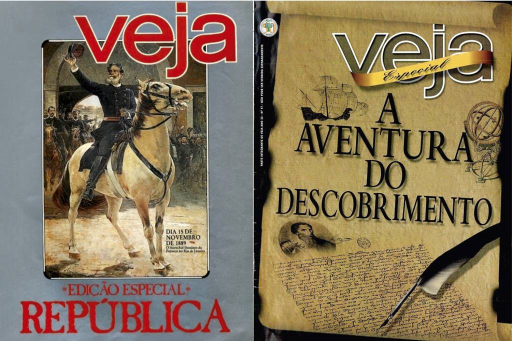 BAIXA-VEJA-ESPECIAL-1889-1989-1.png HISTÓRIA - As edições de VEJA de 1989 e 2000: Proclamação da República e a chegada de Pedro Álvares Cabral em mergulho minucioso -