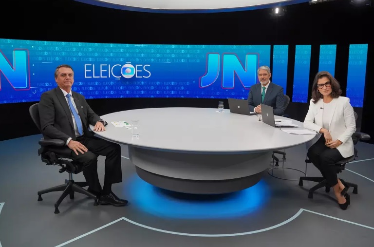 Jair Bolsonaro, no Jornal Nacional