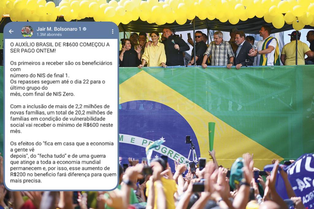 GettyImages-1415219831.jpg DIVIDENDOS - Bolsonaro: pacote de benefícios também é arma para reduzir desvantagem eleitoral -