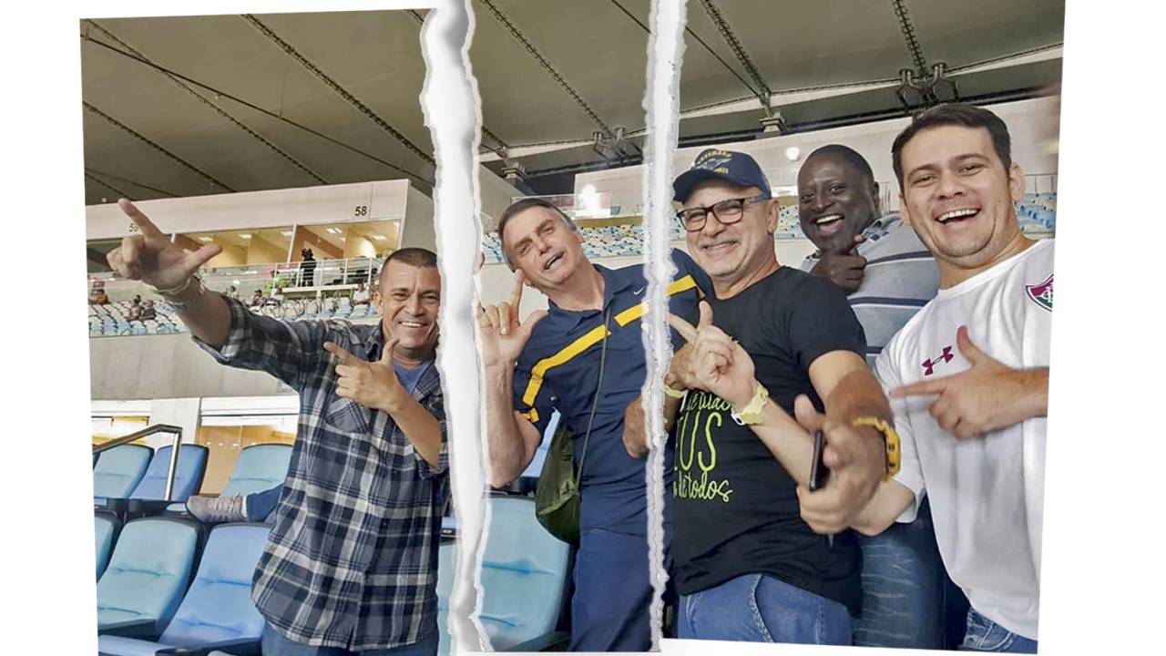 A TURMA REUNIDA - Max Bolsonaro, Jair Bolsonaro, Fabrício Queiroz e Hélio Bolsonaro: reclamações, intrigas, maledicências e até ameaças veladas -