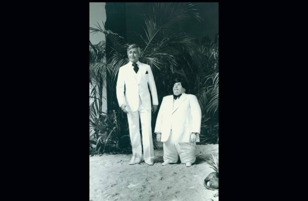 Jô Soares e Agildo Ribeiro em "Planeta do Homens", 20-02-1979. Jô Soares e Agildo Ribeiro em "Planeta do Homens", 20-02-1979.