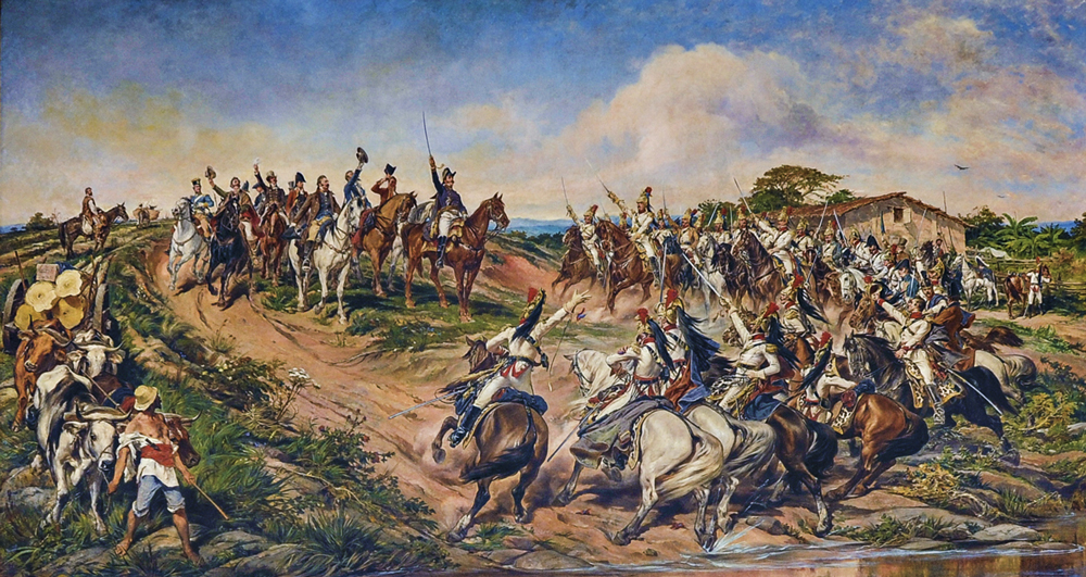 AVESSO DO REAL - A tela de Pedro Américo, de 1888: visão romanceada do que ocorreu às margens do Ipiranga -