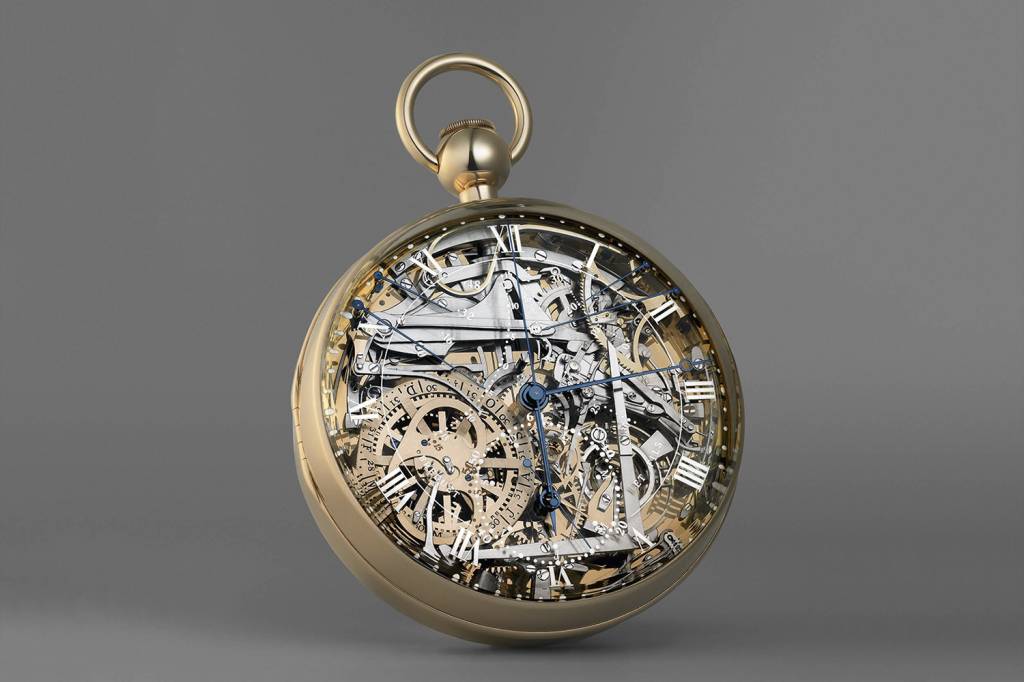 RELOGIO-MARIE-ANTOINETTE–1160_2_0.jpg O MAIS CARO DO MUNDO - Um dos relógios mais caros do mundo não é de pulso: o Breguet Grande Complication Marie Antoinette levou quarenta anos para ficar pronto. De bolso, começou a ser feito por Abraham-Louis Breguet em 1783, para a rainha Maria Antonieta, da França. É avaliado em 30 milhões de dólares. -