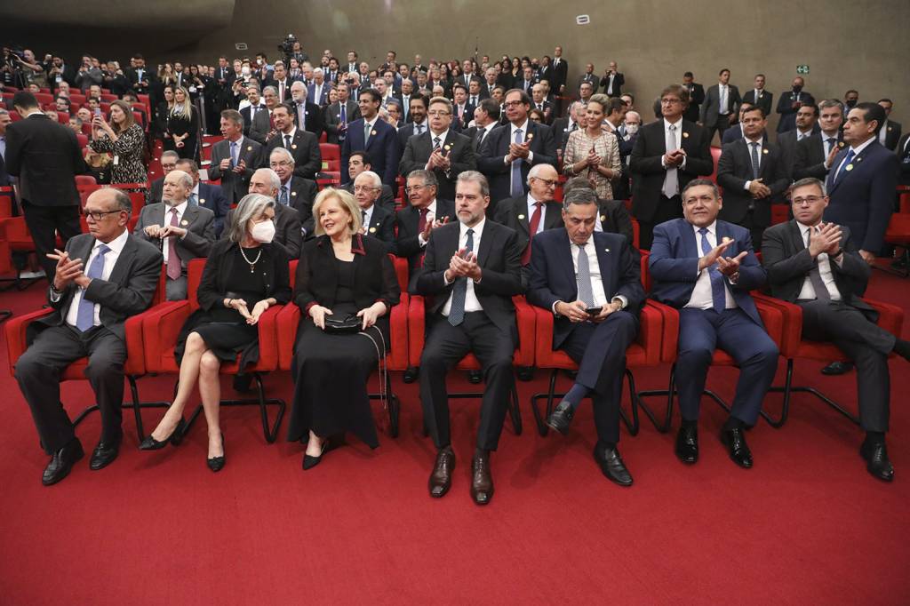 cerimnia-de-posse-do-ministro-alexandre-de-moraes-como-presidente-do-tse—16082022_52291171609_o.jpg PILAR DEMOCRÁTICO - Ministros do STF: o tribunal saiu ainda mais fortalecido contra as investidas dos radicais bolsonaristas -