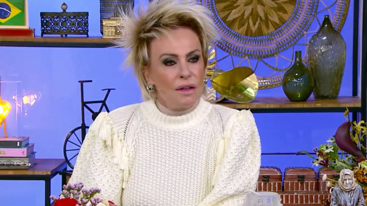 Ana Maria Braga olha indignada após erro em reportagem de racismo no 'Mais Você' desta segunda-feira, 1º