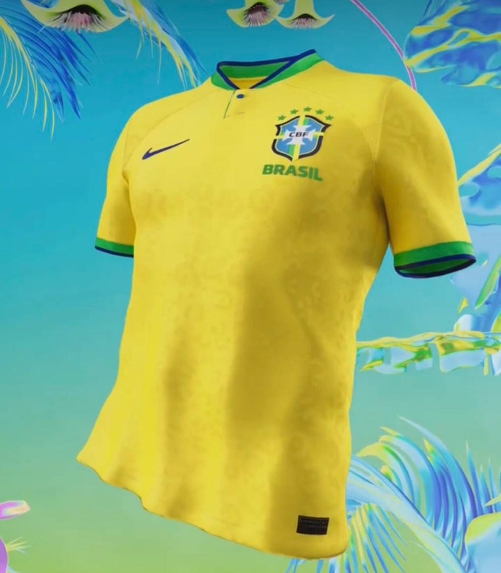 Brasil usará camisa com homenagem à onça-pintada na Copa do Qatar