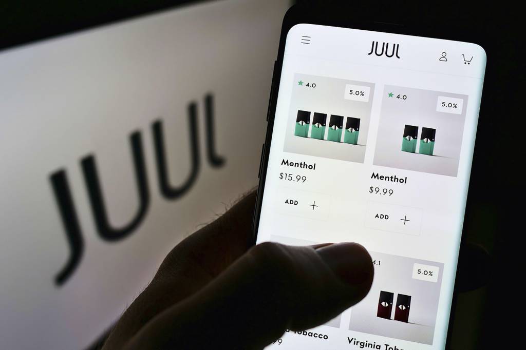 2EWHX7C_fotoarena.jpg ACORDO - Nos EUA, multa à Juul: acusação de conduta publicitária imprópria -