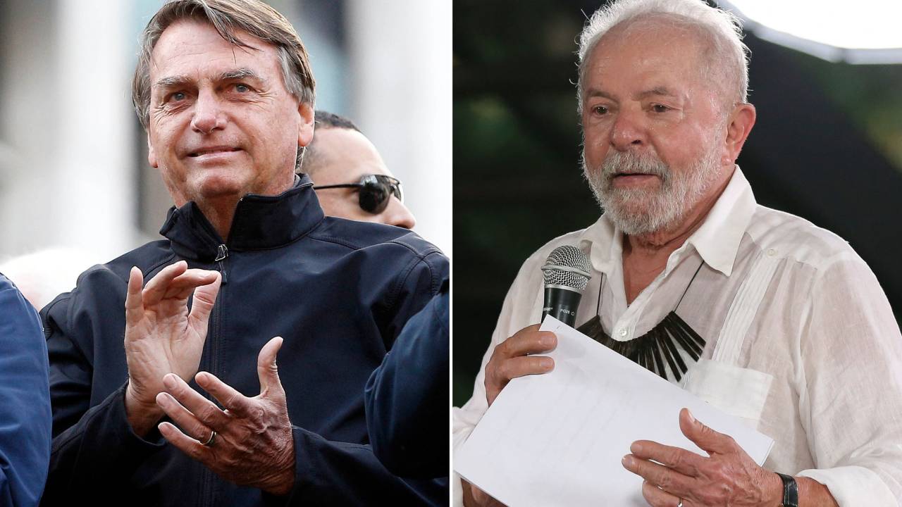 Jair Bolsonaro e Lula -