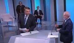 Embate direto entre o atual chefe do Executivo, Jair Bolsonaro (PL) e o ex-presidente Luiz Inácio Lula da Silva (PT), no último debate antes dos eleições presidenciais - 30/09/2022