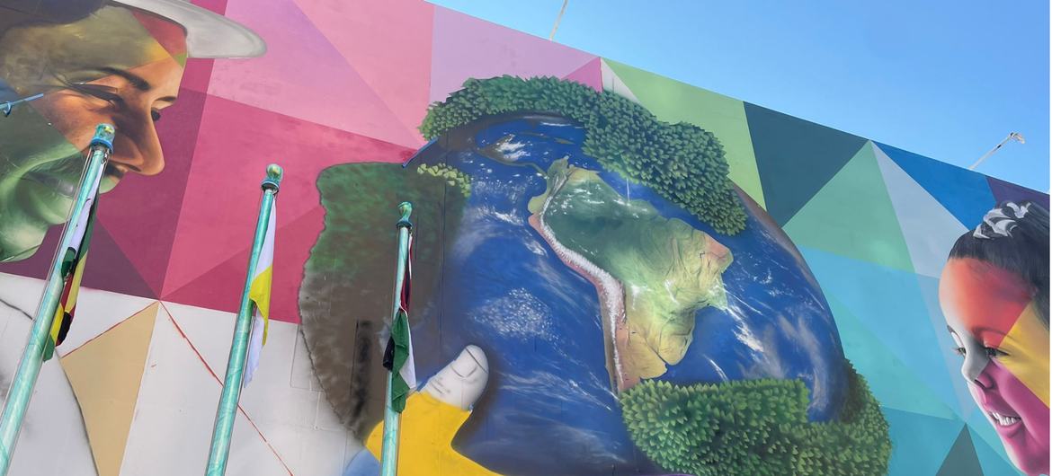 Obra do artista brasileiro Eduardo Kobra, que celebra a sustentabilidade, ficará pronta às vésperas da abertura da semana de alto nível da Assembleia Geral