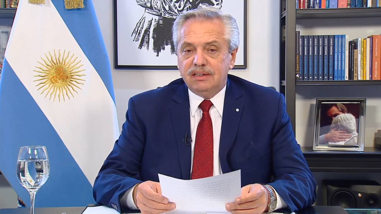 Presidente da Argentina, Alberto Fernández, discursou na última quinta-feira após atentado contra Cristina Kirchner. 01/09/2022