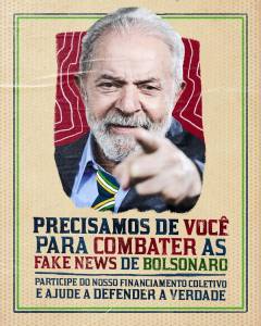 312135175_3004527136507696_4960233797041969435_n Campanha de Lula na reta final tenta frear fake news e, para isso, criaram um fundo em que todo valor doado será destinado à checagem de informação. A acusação de Lula é de que a campanha de Bolsonaro na internet está investindo desinformação.
