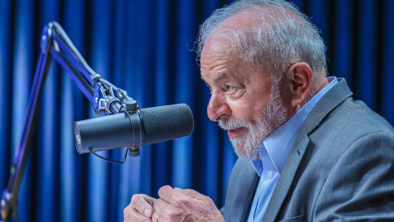 18.10.2022 – Lula participa do Flow Podcast, entrevistado pelo apresentador Igor 3K, com transmissão ao vivo pelo canal do podcast no YouTube. Foto: Ricardo Stuckert