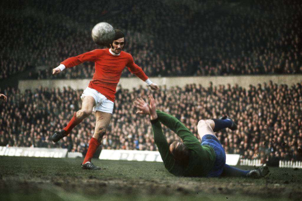 GEORGE-BEST-MANCHESTER.jpg O QUINTO BEATLE - George Best, do United: se fosse inglês, brilharia na Copa -