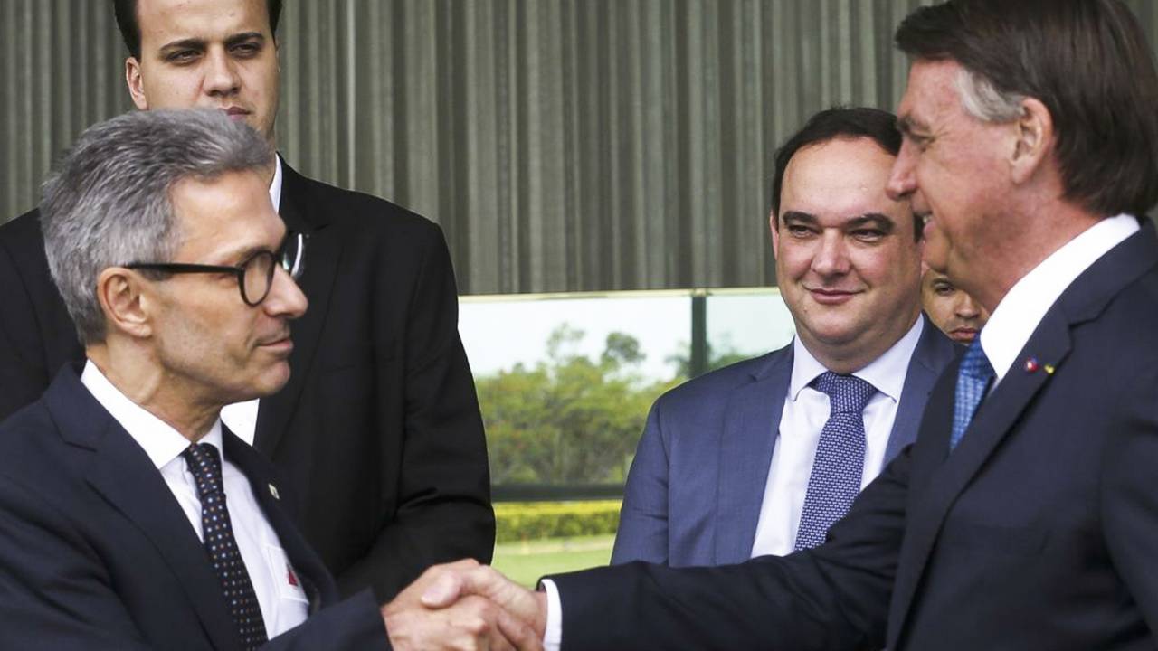 ANTIPETISTAS - Jair Bolsonaro e Romeu Zema: união para tentar reverter desvantagem do presidente em Minas Gerais -