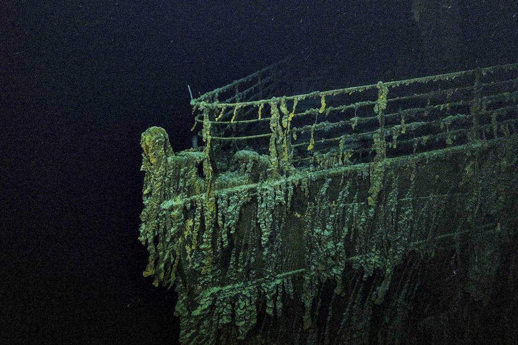 TITANIC-PROA-OCEAN-GATE-NYTIMES-2022-01.jpg TRAGÉDIA - Restos do Titanic: há 3 milhões de naufrágios ocultos nos oceanos -