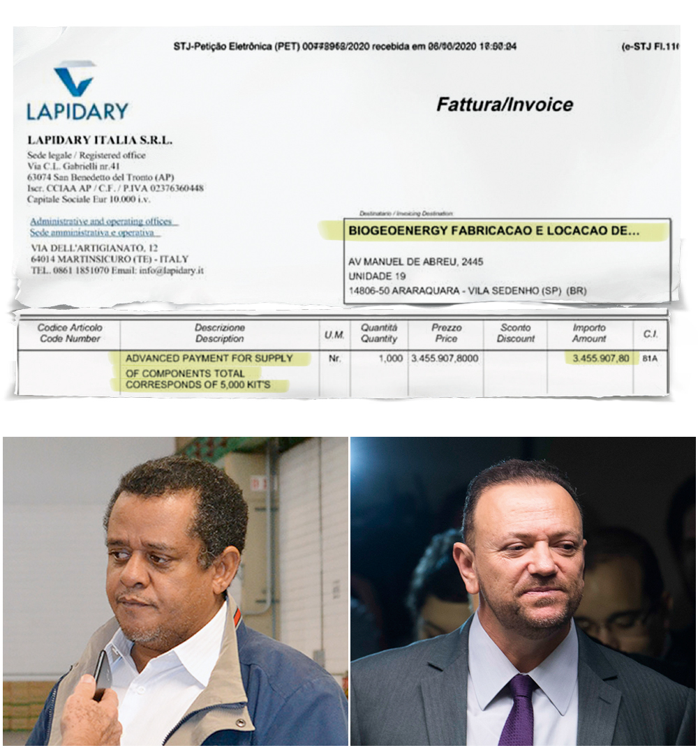 VI-QUE-ERA-GOLPE “VI QUE ERA GOLPE” - A Biogeoenergy fabricaria os respiradores, mas recebeu 24 milhões de reais e não entregou uma única unidade do equipamento. O proprietário, Paulo de Tarso Carlos, diz que percebeu desde o início que havia algo de errado e teria tentado desistir do negócio — até hoje ele não devolveu o dinheiro. Afirma que o prefeito de Araraquara (SP), Edinho Silva (PT), sabia de tudo, mas não apresentou qualquer prova disso -