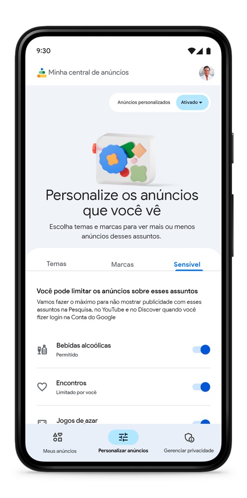 central de anuncios google