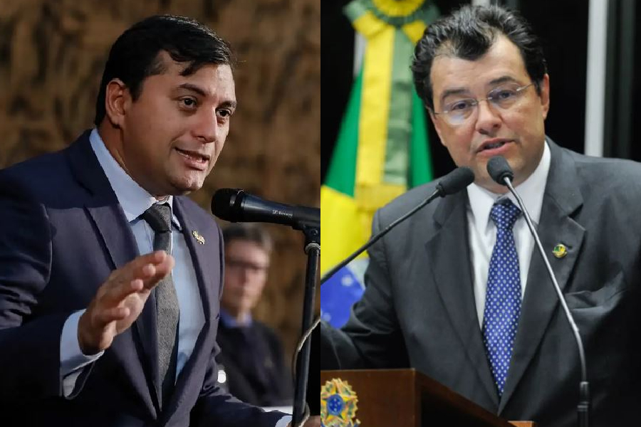 Wilson Lima e Eduardo Braga -