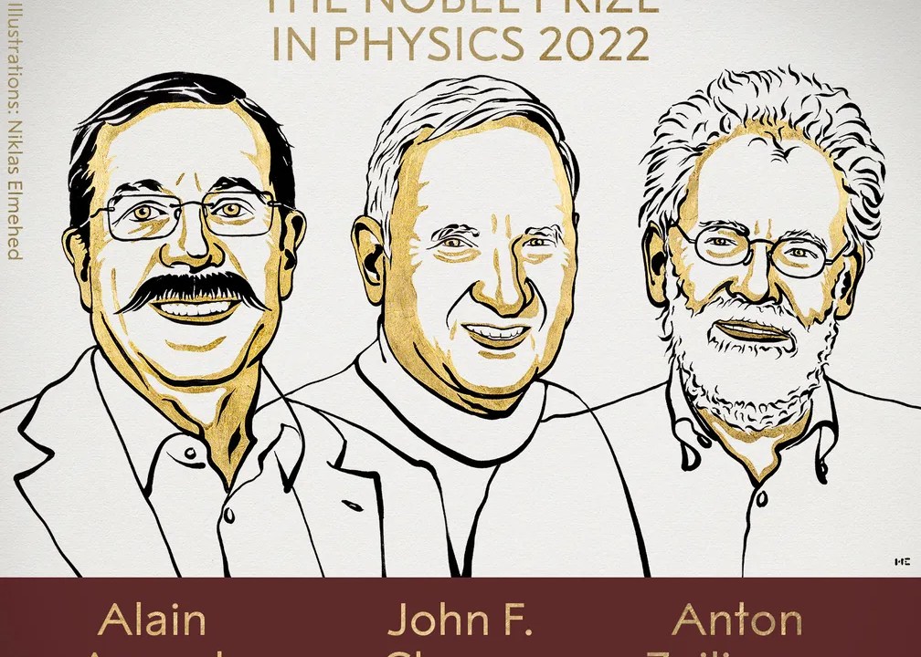 Os ganhadores do Nobel de Física de 2022