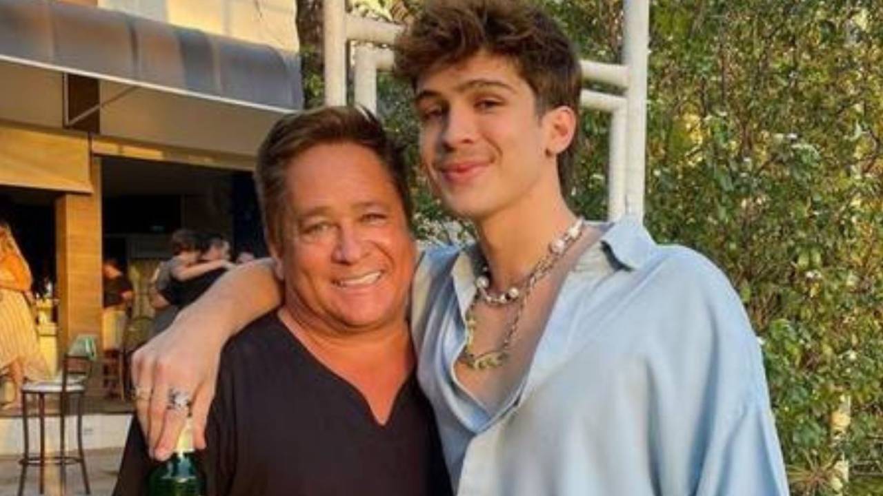 Leonardo e o filho caçula, João Guilherme
