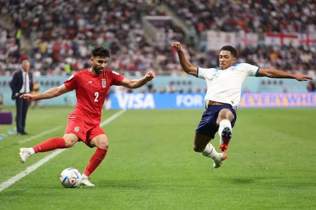 Inglaterra e Irã durante partida pelo grupo B da Copa do Mundo de 2022 - Inglaterra e Irã durante partida pelo grupo B da Copa do Mundo de 2022 -
