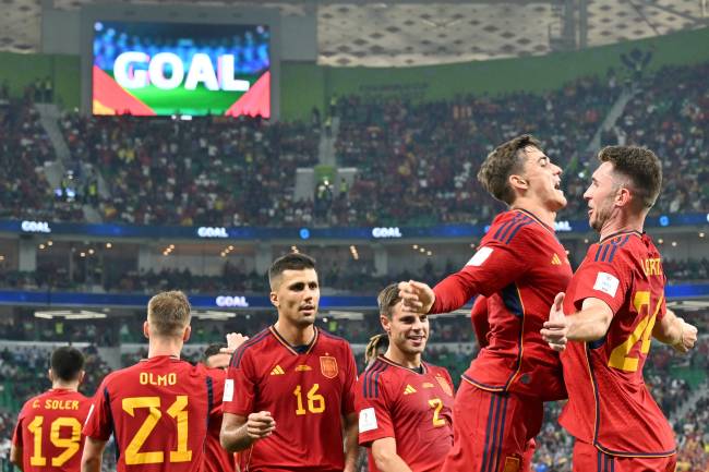 FBL-WC-2022-MATCH10-ESP-CRC Fúria fez a maior goleada de sua história em mundiais -