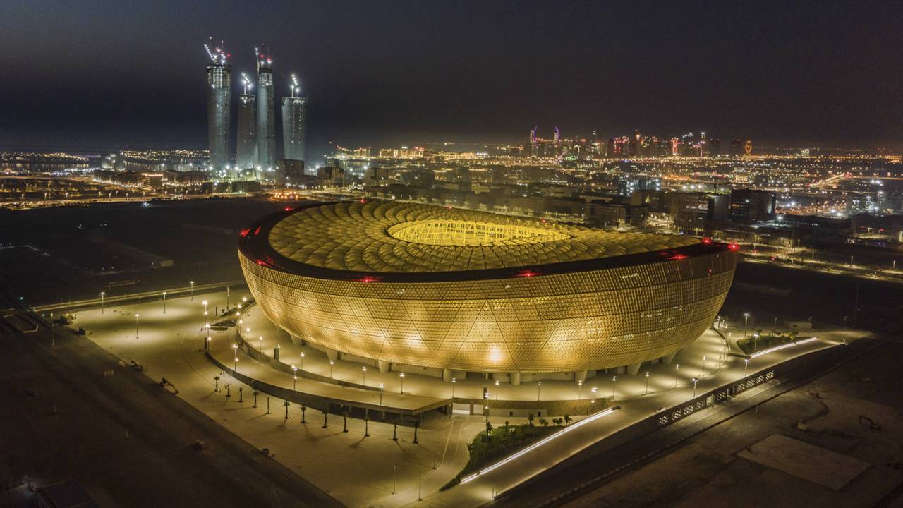 DESERTO? - O Estádio Lusail, palco da final, em 18 de dezembro: erguido em uma nova área urbana de Doha -