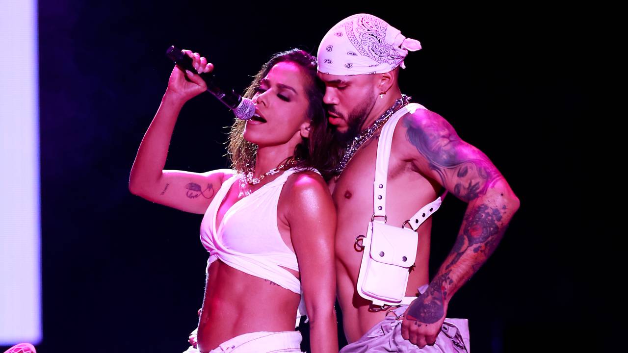 A cantora Anitta se apresenta no 23 Grammy Latino, em Las Vegas (17/11/2022)