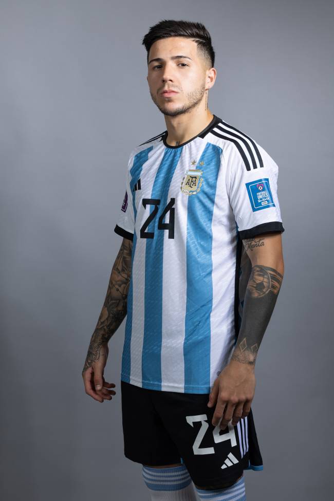 Enzo Fernández River Meio-campista disputou apenas três jogos pela seleção principal -