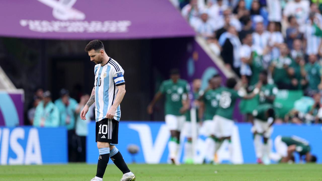 Messi lamenta a surpreendente virada dos sauditas -