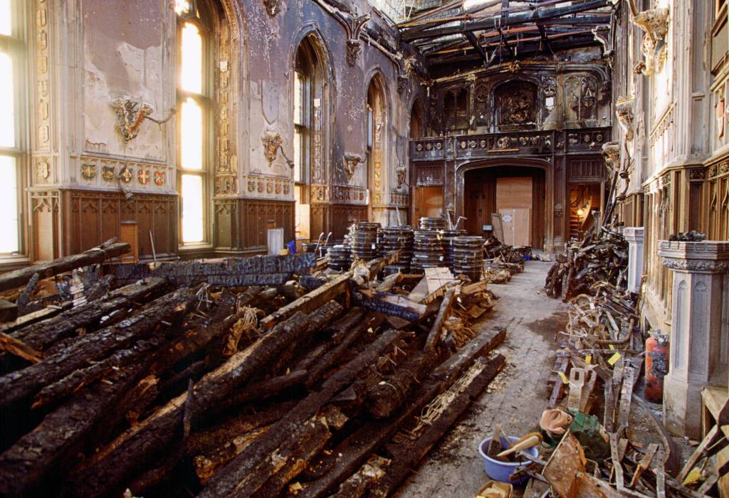 St George’s Hall After Fire .