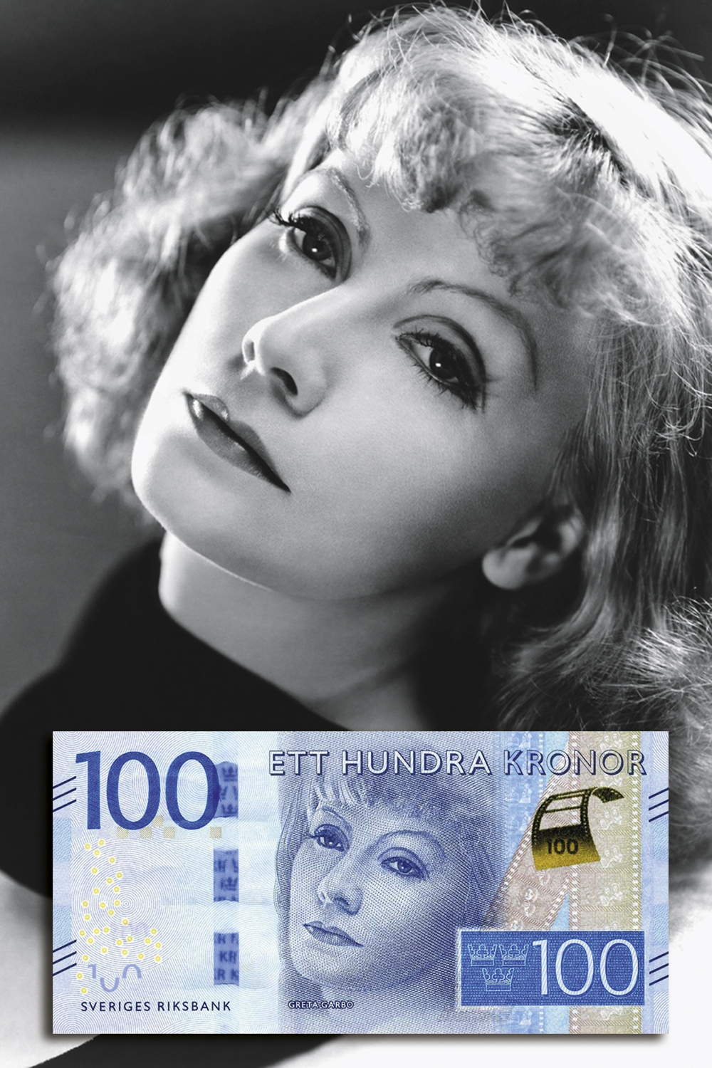 GettyImages-522295264.jpg GRETA GARBO - A atriz, uma das maiores da história, é figura carimbada na cédula de 100 coroas suecas. Ingmar Bergman, seu conterrâneo, está na nota de 200 coroas -