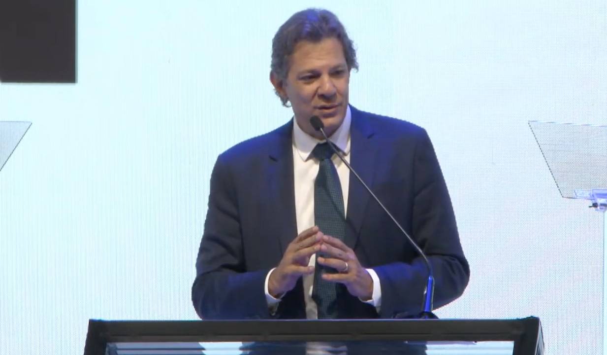 Fernando Haddad participa de evento da Febraban, em São Paulo -