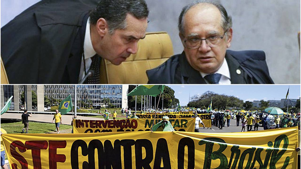 SUPERAÇÃO - Barroso e Mendes, rivais no passado, e os protestos dos alucinados: fim das rixas diante dos ataques -