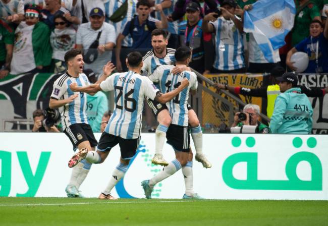 ARGENTINA X MÉXICOCOPA DO MUNDO FIFA, CATAR 202226/11/2022 Festa argentina no Lusail -