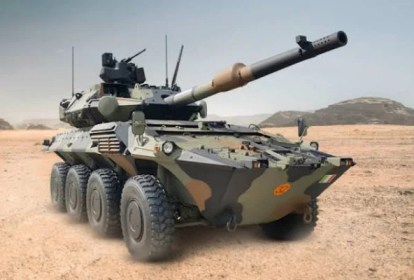 Blindado Centauro II, do grupo italiano Iveco-Oto Melara