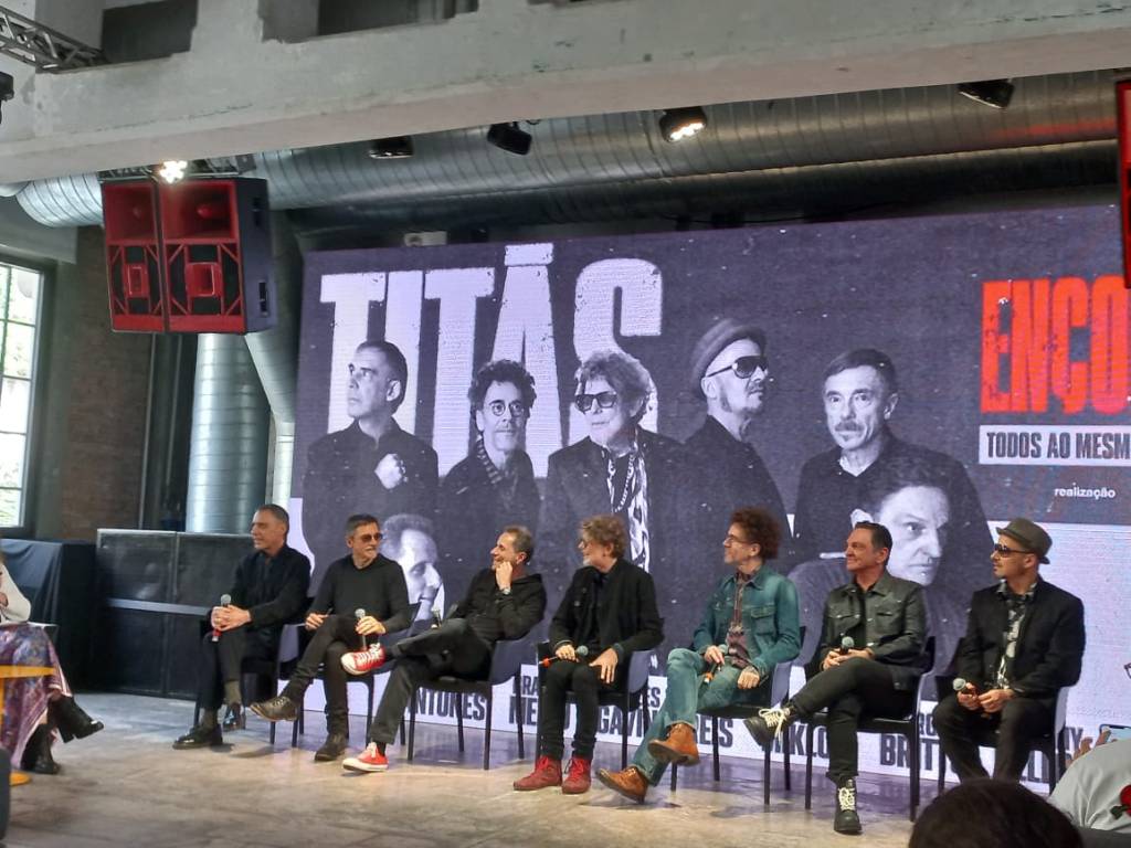 titasreunidos Os sete Titãs reunidos pela primeira vez em 30 anos -