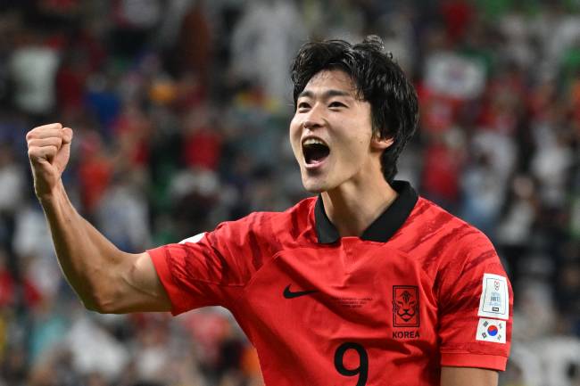 Cho Gue-sung Coreia Cho Gue-sung comemora um dos gols diante de Senegal -