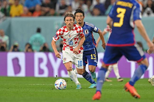 FBL-WC-2022-MATCH53-JPN-CRO Croatas e japoneses fazem duelo acirrado no Al Janoub -