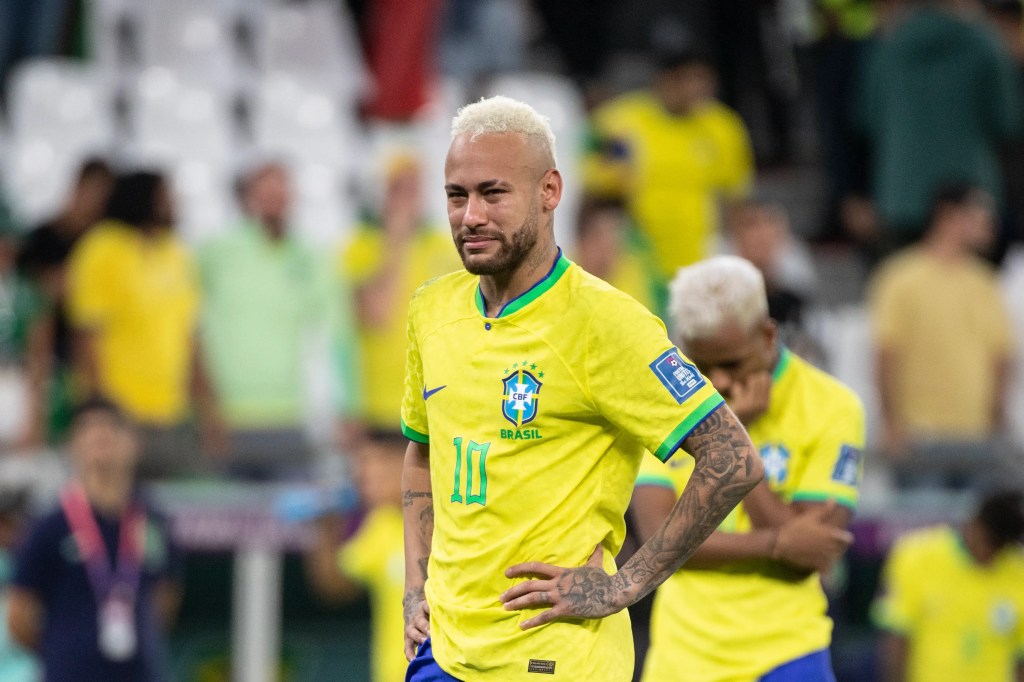 Sem um título de Copa do Mundo no currículo, Neymar diminuirá de tamanho